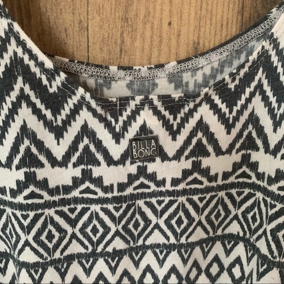 Womens Medium Billabong Black & White Tank - Picture 3 of 9